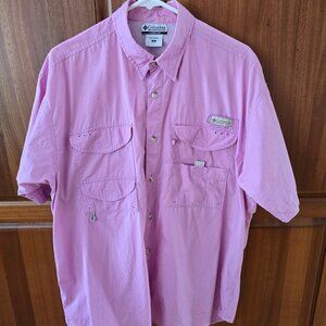 Columbia activewear shirt medium mens lavender